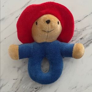 Eden Paddington Bear Plush Baby Ring Rattle